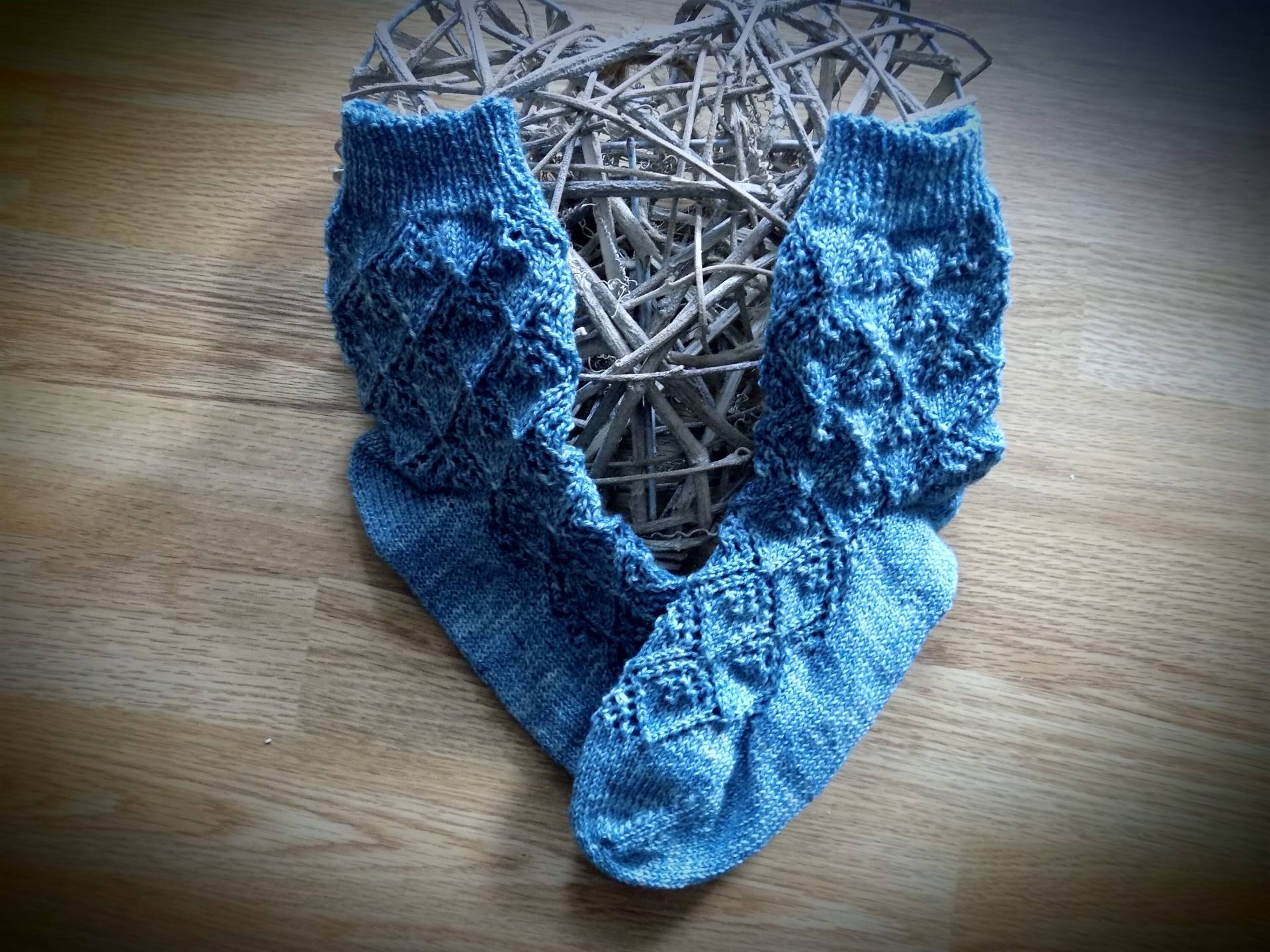 Baumwollsocke in Gr. 38/39 Baumwollsocke in Gr. 38/39 von MarliesSockenundmehr