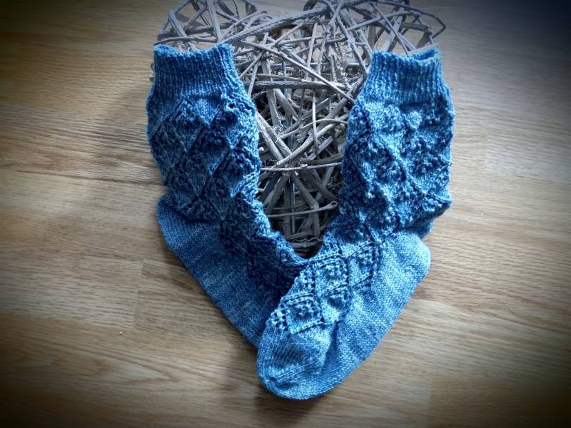 Baumwollsocke in Gr. 38/39 von MarliesSockenundmehr