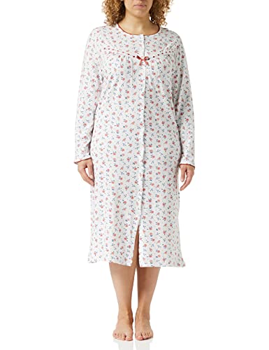 Marlon Damen Ellie Knopfleiste Nachthemd, Spice Red, 8-10 von Marlon