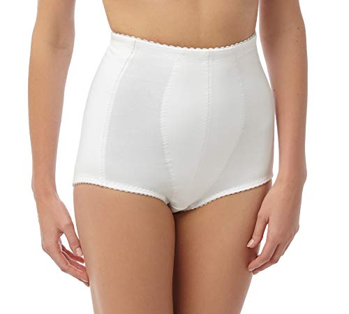 Marlon Damen Ladies Tummy Shaper and Lift Control Brief Shapewear-Unterhose, Weiß, Mittel von Marlon