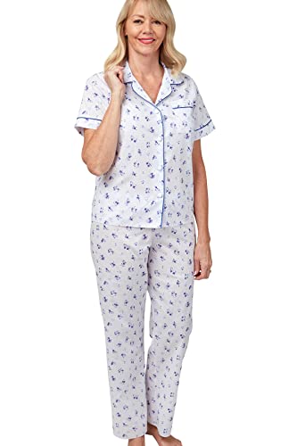 Marlon Damen Sadie Pyjama-Sets, Penny Blue, Large von Marlon