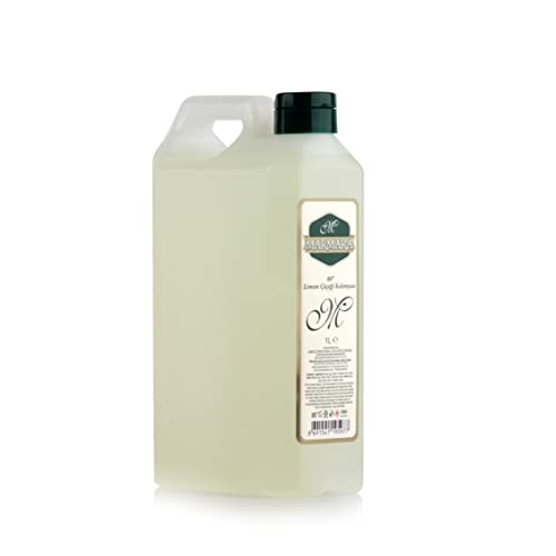 Marmara Kolonya Zitrone 1Liter Türkisches Duftwasser im Mini-Kanister Aftershave türkisches handwasser rasierwasser Kölnisch Wasser Herren traditionell türkisch Eau de Cologne Lemon von Marmara