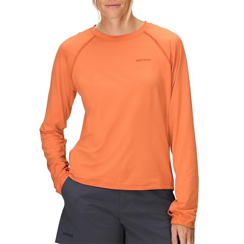 MARMOT Damen Windridge Langarmshirt, Pomelo, Mittel von Marmot