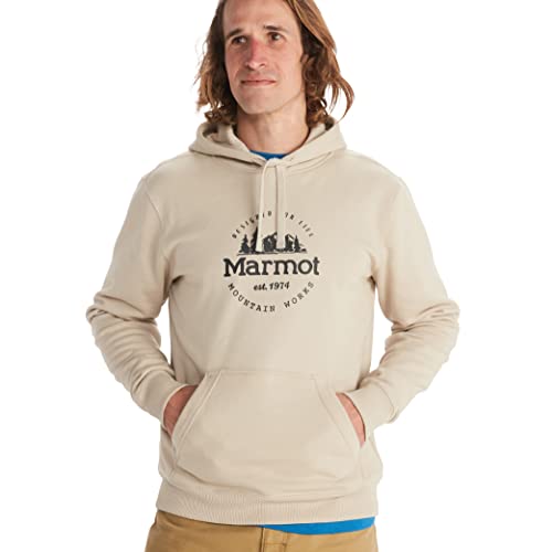 MARMOT Herren Culebra Peak Hoody Kapuzen-Sweatshirt, Sandbar, Medium von Marmot