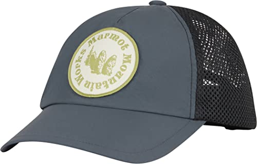 Marmot Alpine Soft Mesh Trucker Grau - Verstellbare weiche cap, Größe S/M - Farbe Dark Steel - Steel Onyx von Marmot