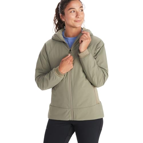 Marmot Damen Wm's Novus Lt Hybrid Hoody Jacke, Vetiver, S von Marmot