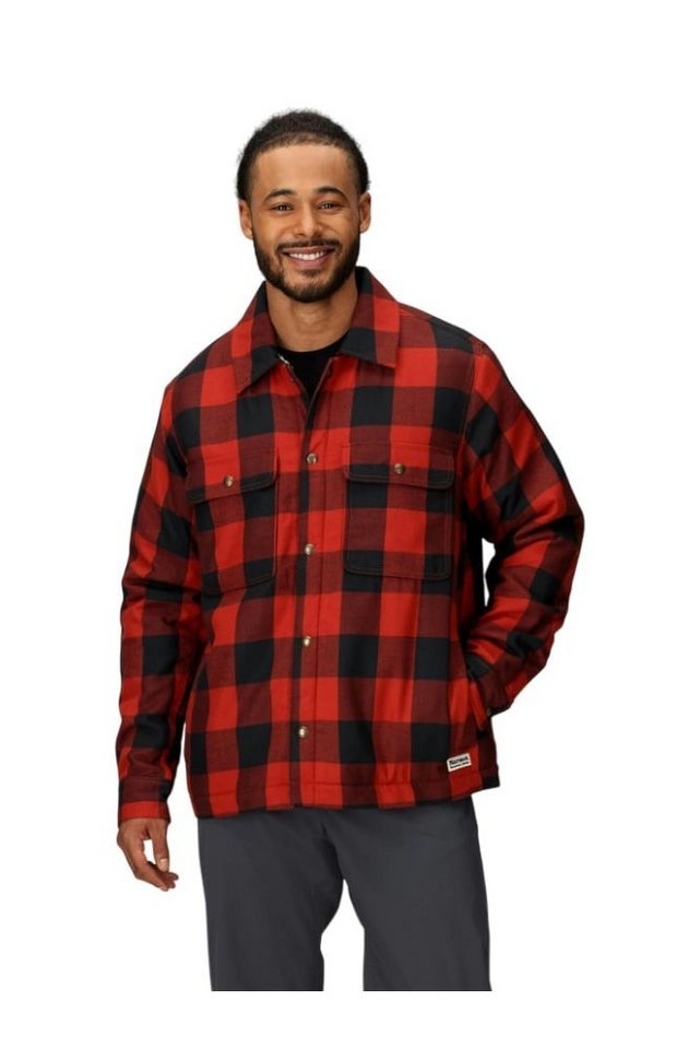 Marmot Fleecejacke Hemdjacke Ridgefield Sherpa Flannel (Baumwolle, warm) rot/schwarz von Marmot