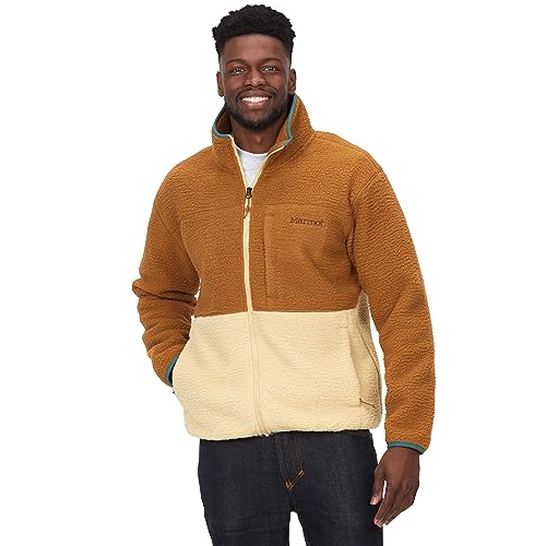 Marmot Herren Aros Fleece Jacket Fleecejacke, Hazel/Light Oak, M von Marmot