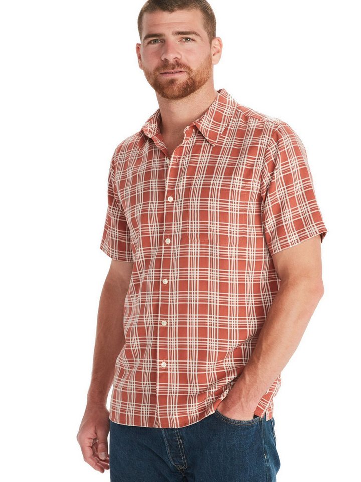 Marmot Outdoorhemd Reise-/Wanderhemd Eldridge Classic Kurzarm hellbraun Herren von Marmot