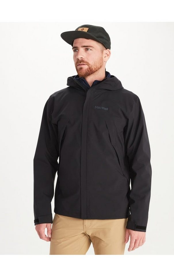 Marmot Regenjacke PreCip Eco Pro (wasserdicht, PFC-frei) schwarz Herren von Marmot