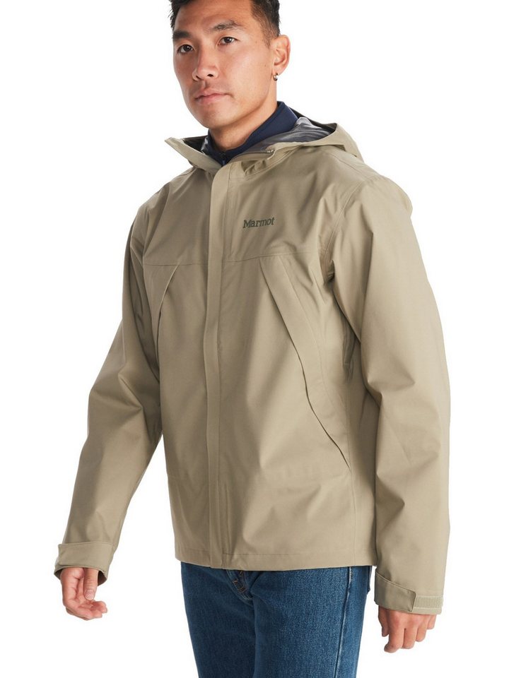 Marmot Regenjacke PreCip Eco Pro (wasserdicht, PFC-frei) vetivergrau Herren von Marmot