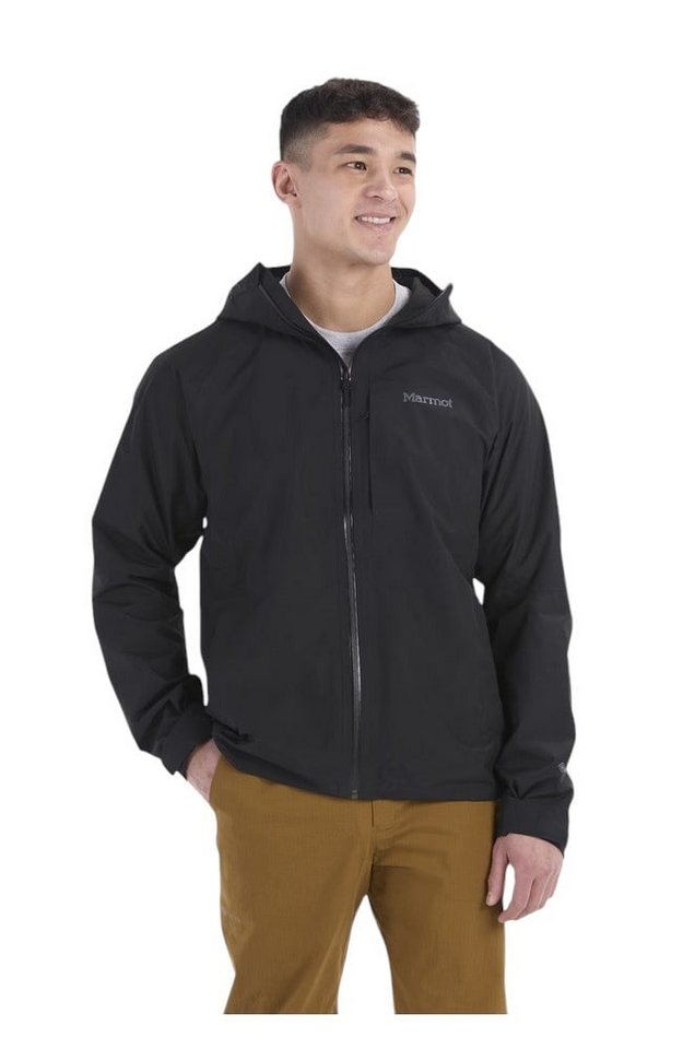 Marmot Funktionsjacke Regenjacke Waypoint Gore-Tex (wasserdicht, winddicht) schwarz Herren von Marmot