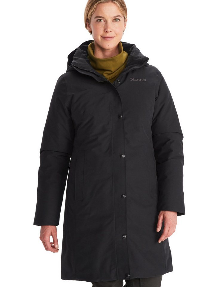 Marmot Wintermantel Chelsea Coat (leicht, atmungsaktiv, wasserdicht) schwarz Damen von Marmot