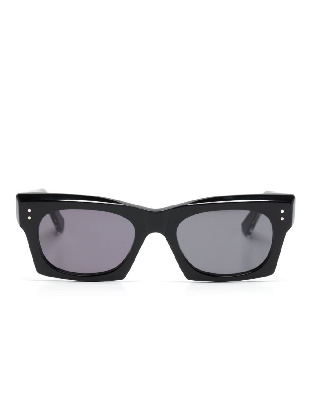 Marni Eyewear Eckige Sonnenbrille mit Logo-Gravur - Schwarz von Marni Eyewear