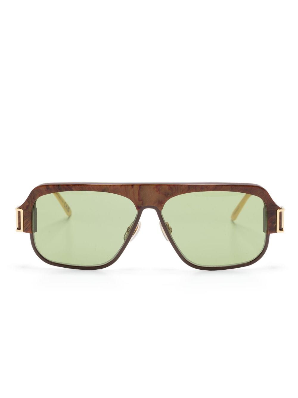 Marni Eyewear Getönte Pilotenbrille - Braun von Marni Eyewear