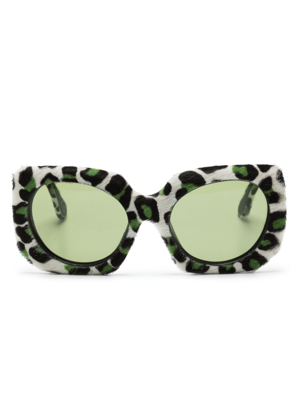 Marni Eyewear Jellyfish Lake Oversized-Sonnenbrille - Weiß von Marni Eyewear