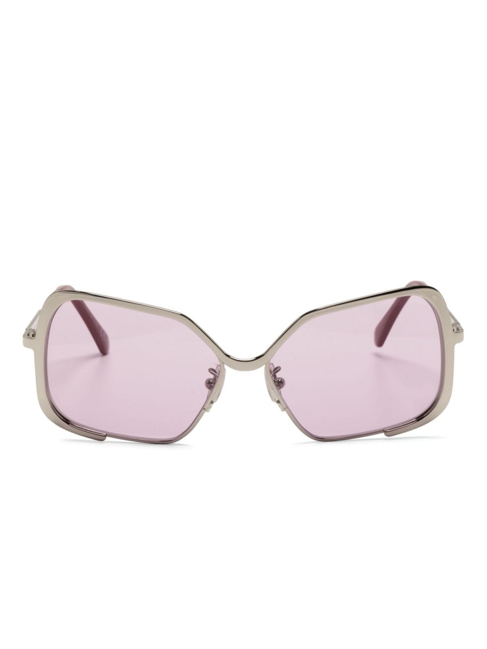 Marni Eyewear Unila Sonnenbrille mit Oversized-Gestell - Silber von Marni Eyewear