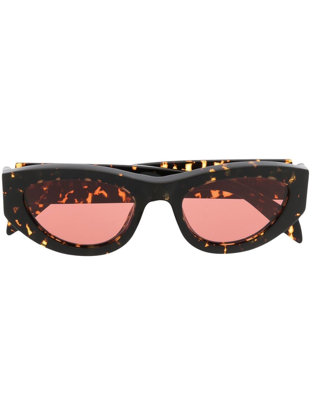 Marni Eyewear Sonnenbrille in Schildpattoptik - Braun von Marni Eyewear