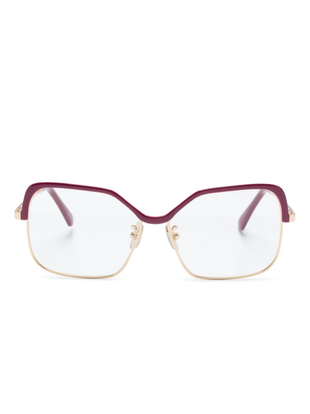 Marni Eyewear Brille mit eckigem Gestell - Rot von Marni Eyewear