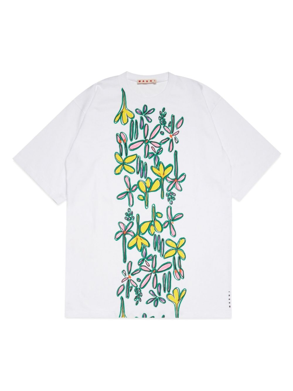 Marni Kids Carioca T-Shirt mit grafischem Print - Weiß von Marni Kids