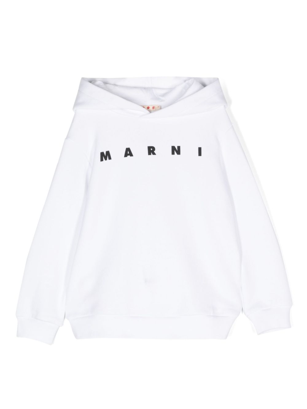 Marni Kids Hoodie mit Logo-Print - Weiß von Marni Kids