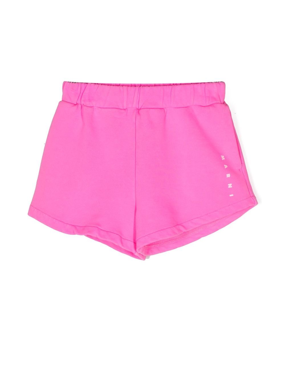 Marni Kids Joggingshorts mit Logo-Print - Rosa von Marni Kids