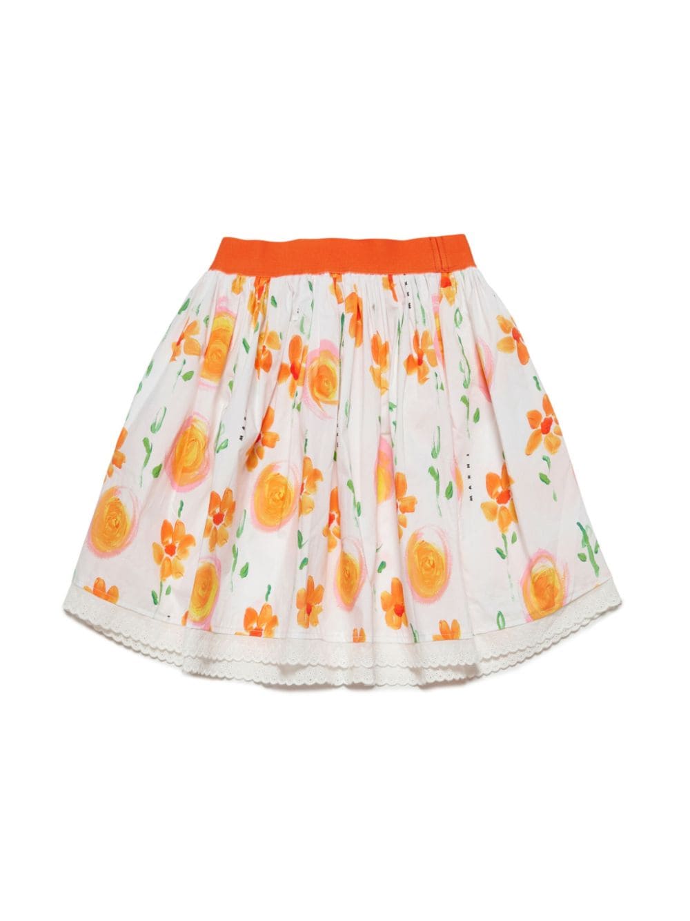 Marni Kids Sunny Day Rock mit Blumen-Print - Weiß von Marni Kids