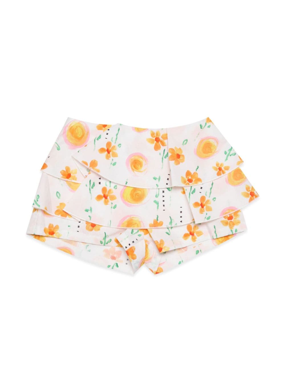 Marni Kids Sunny Day Shorts mit Blumen-Print - Weiß von Marni Kids