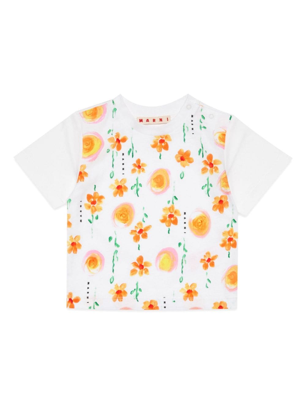 Marni Kids Sunny Day T-Shirt - Weiß von Marni Kids