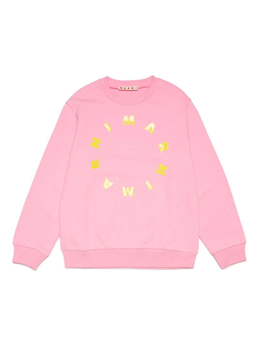 Marni Kids Sweatshirt mit Logo-Print - Rosa von Marni Kids