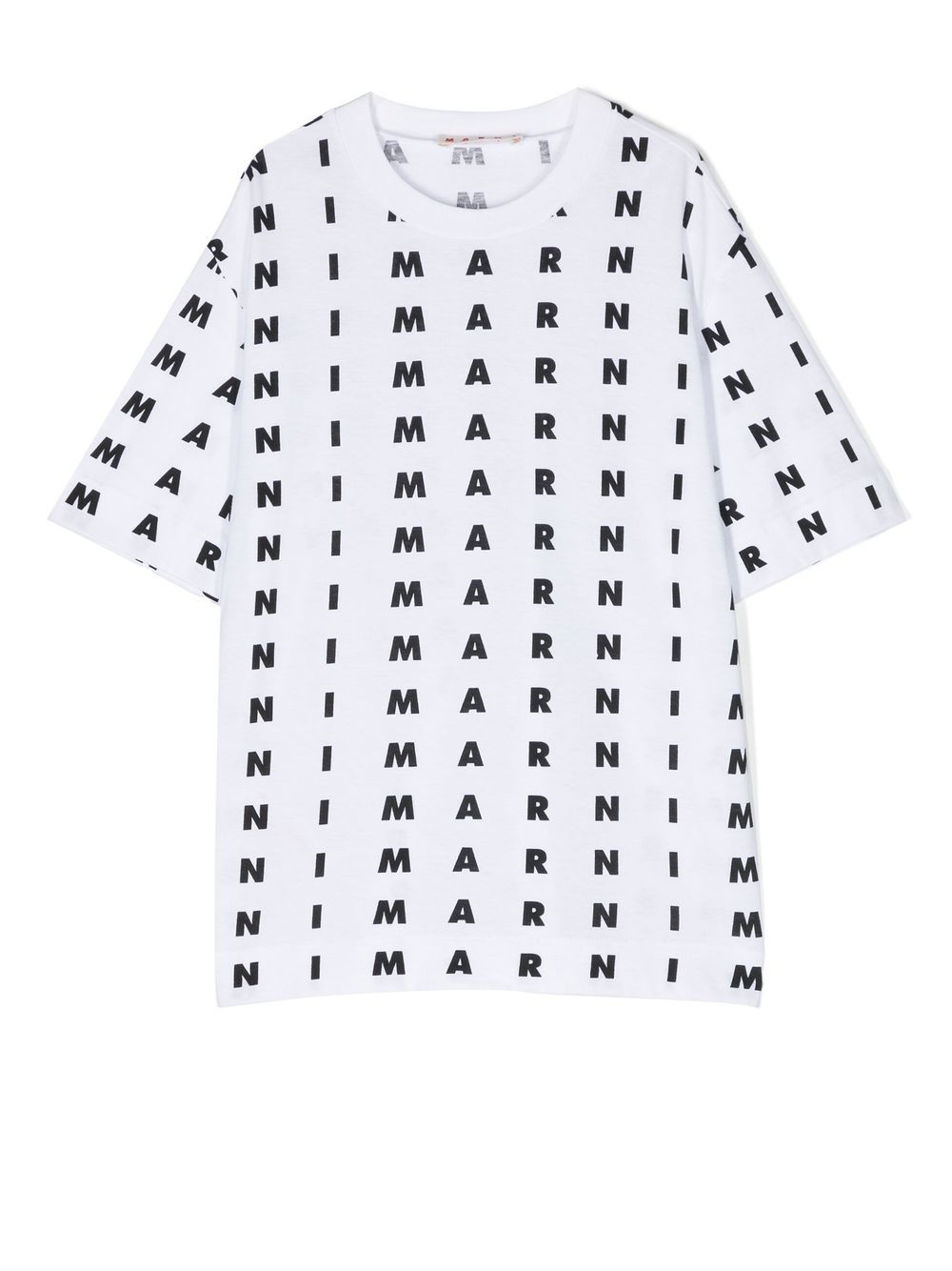 Marni Kids T-Shirt mit Monogramm-Print - Weiß von Marni Kids