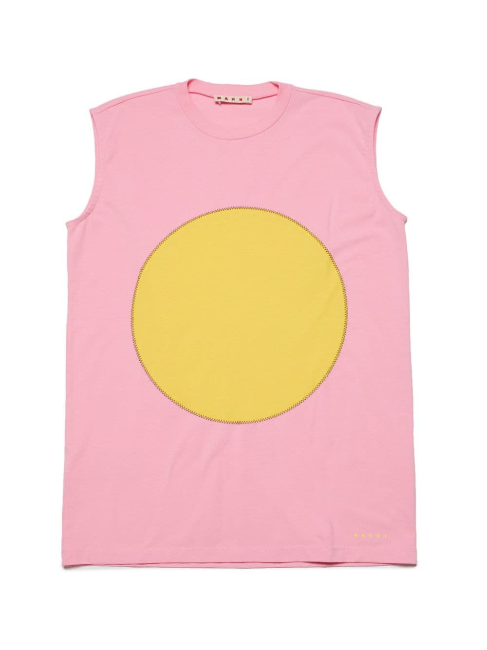 Marni Kids Tanktop mit rundem Einsatz - Rosa von Marni Kids