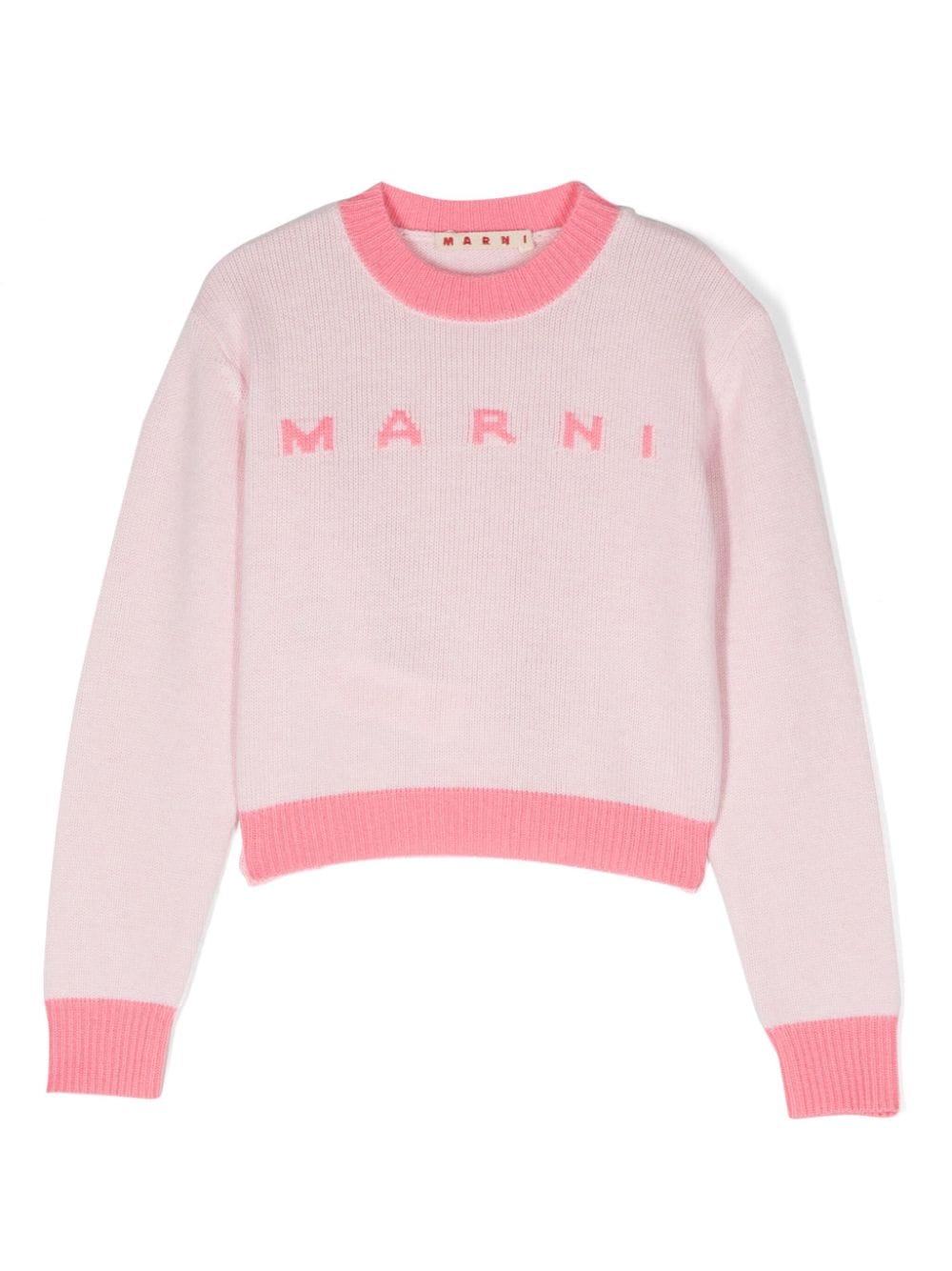 Marni Kids Sweatshirt in Colour-Block-Optik - Rosa von Marni Kids