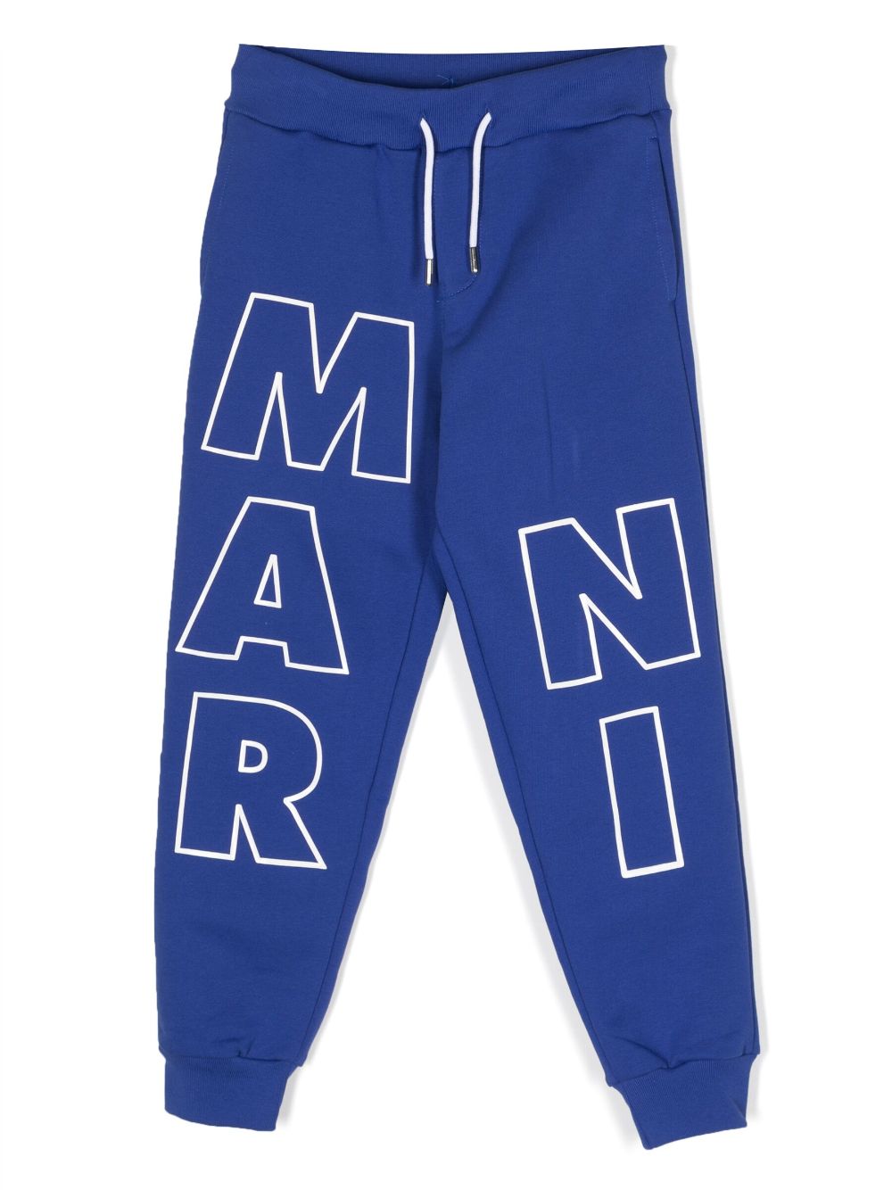 Marni Kids Jogginghose mit Logo-Print - Blau von Marni Kids