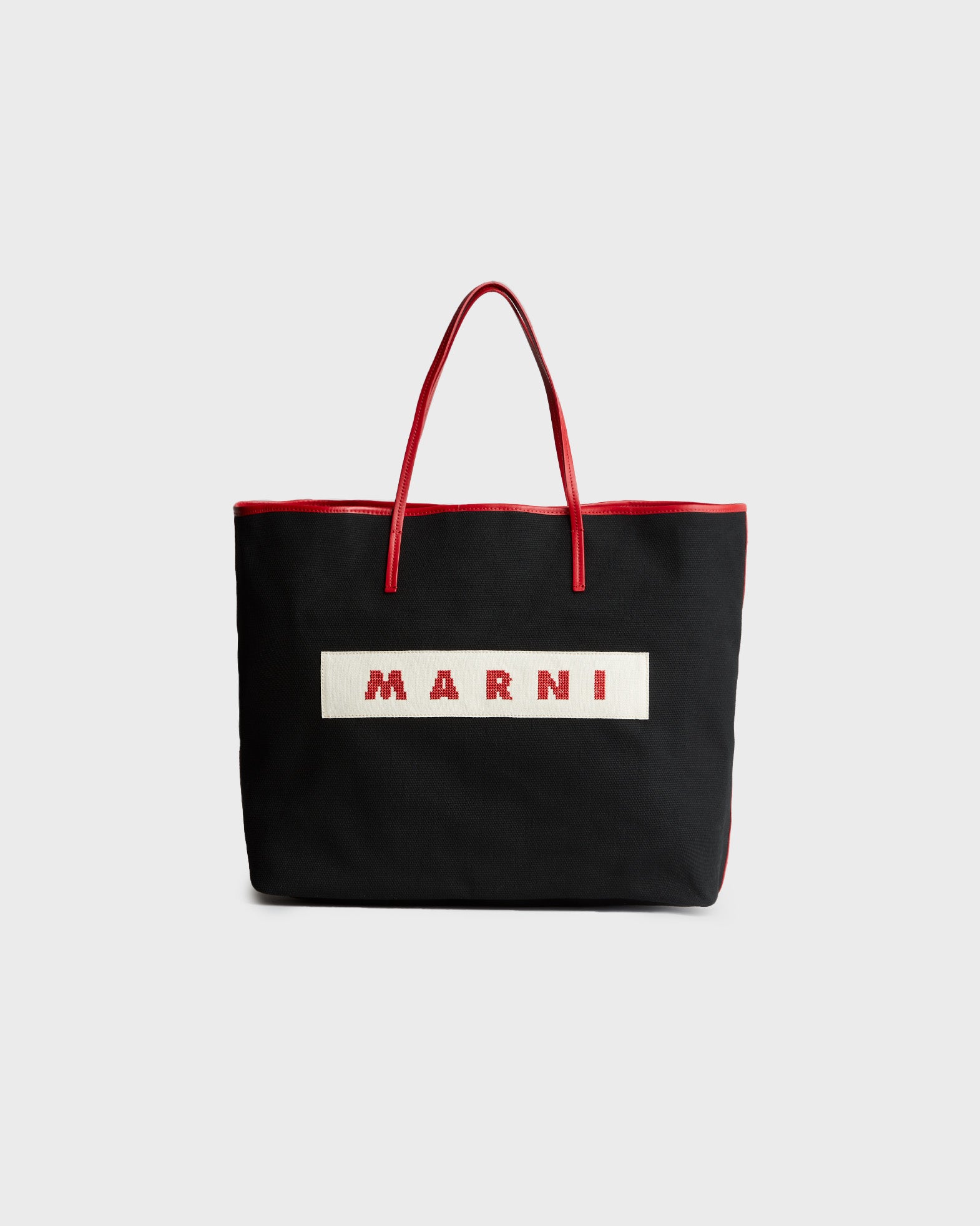 Marni Bag Logo Tote Svart/vinröd Marni Bag Logo Tote Svart/vinröd von Marni