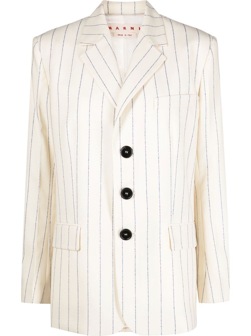 Marni Gestreifter Blazer - Nude von Marni