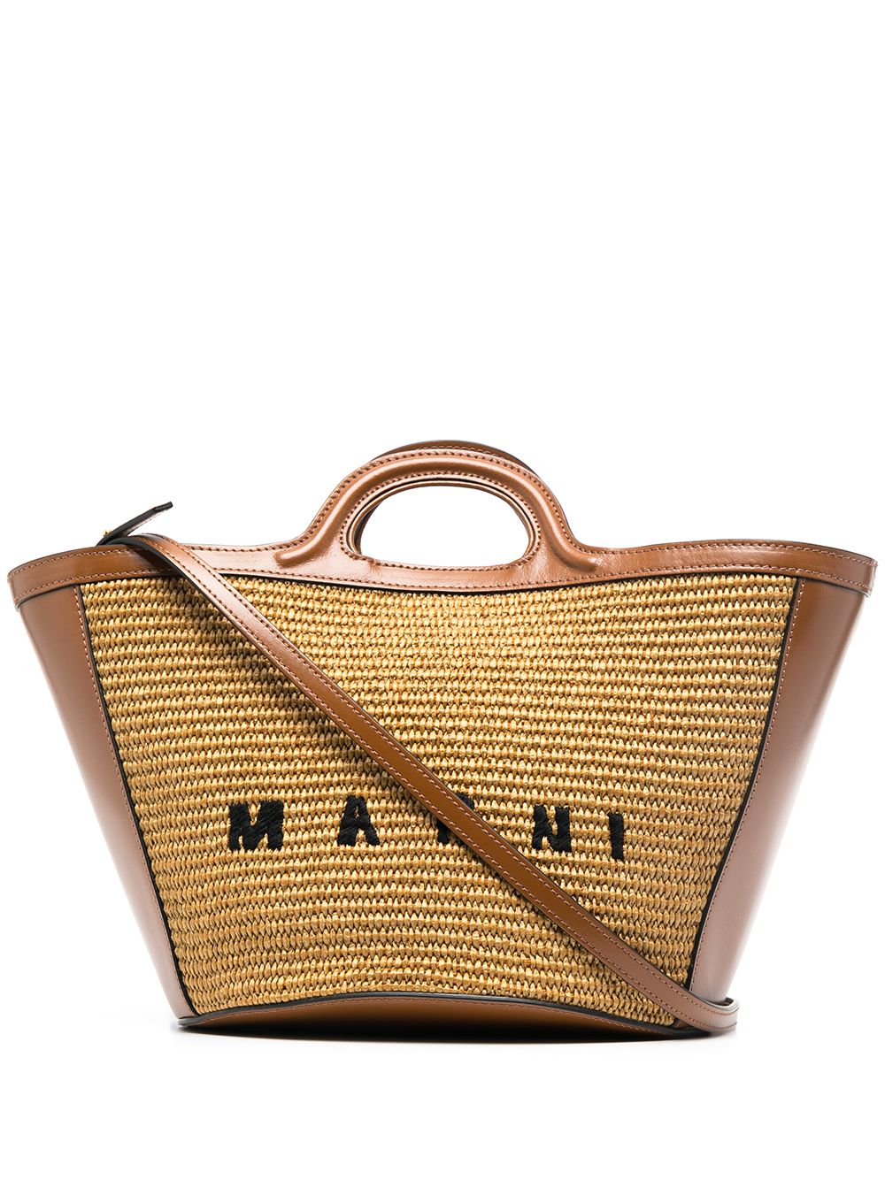 Marni Kleine Tropicalia Handtasche - Braun von Marni