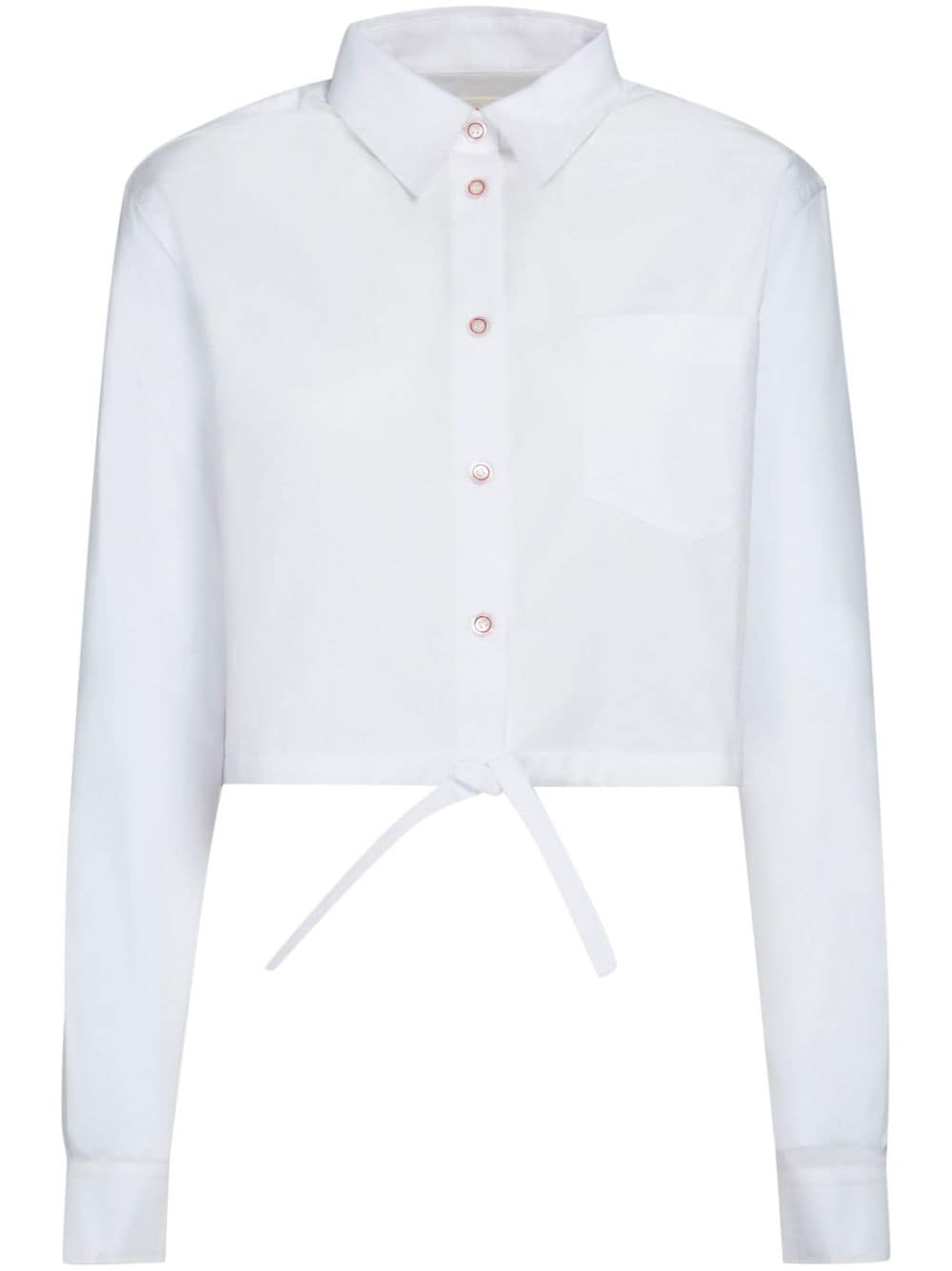 Marni Cropped-Hemd aus Popeline - Weiß von Marni