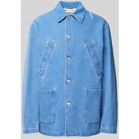 Marni Hemdjacke in Denim-Optik in Ocean, Größe 48 von Marni