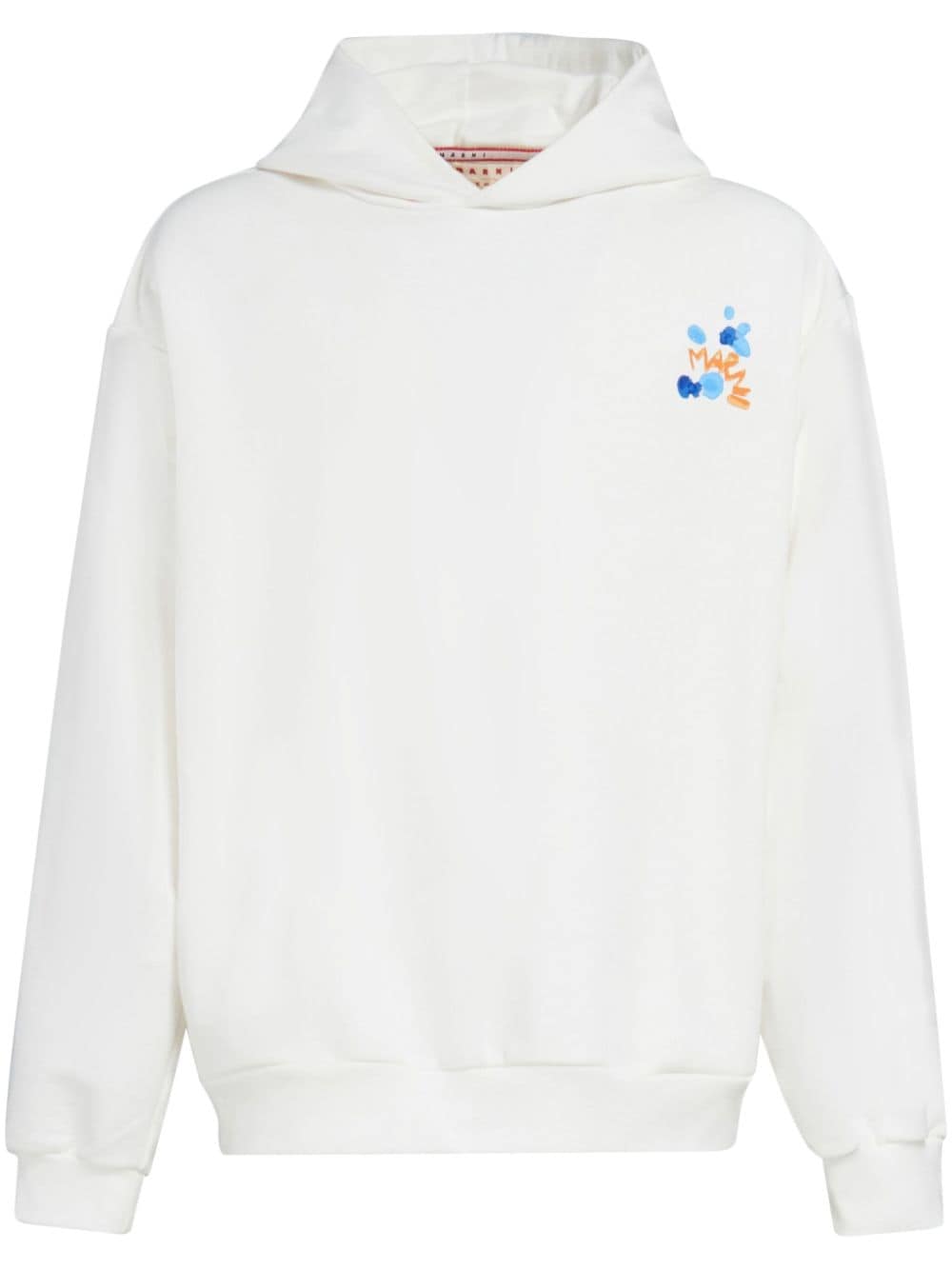 Marni Hoodie mit Logo-Print - Weiß von Marni