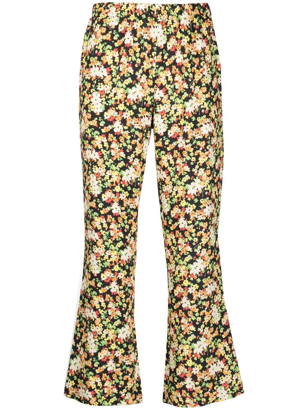 Marni Hose mit Blumen-Print - Schwarz von Marni