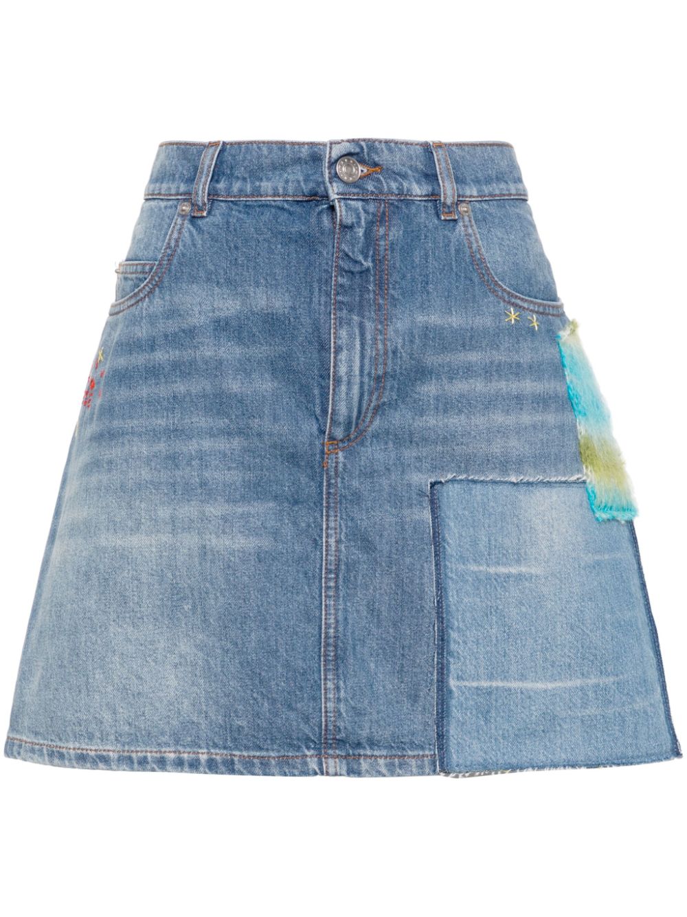 Marni Jeans-Minirock mit Applikation - Blau von Marni