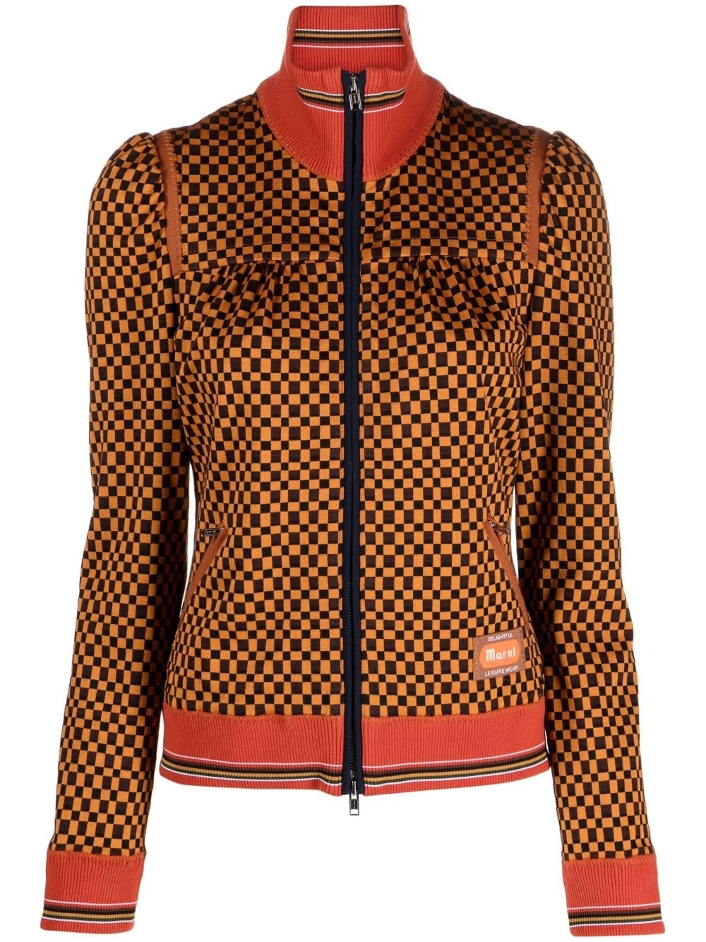 Marni Karierte Sportjacke - Orange von Marni