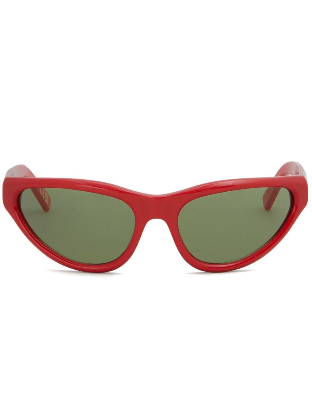 Marni Mavericks Sonnenbrille mit Logo-Print - Braun von Marni