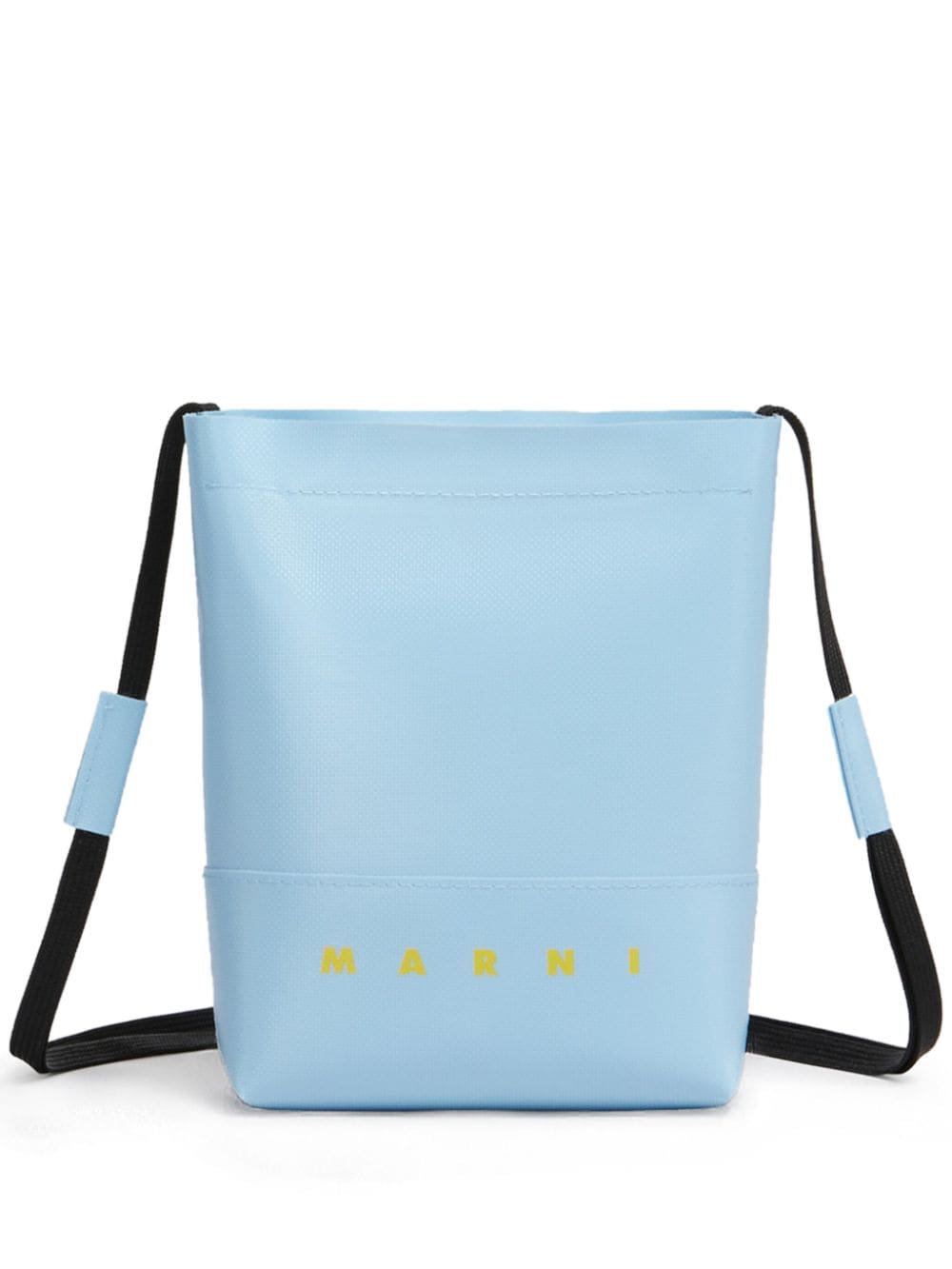 Marni Museu Mini-Tasche mit Logo-Print - Blau von Marni