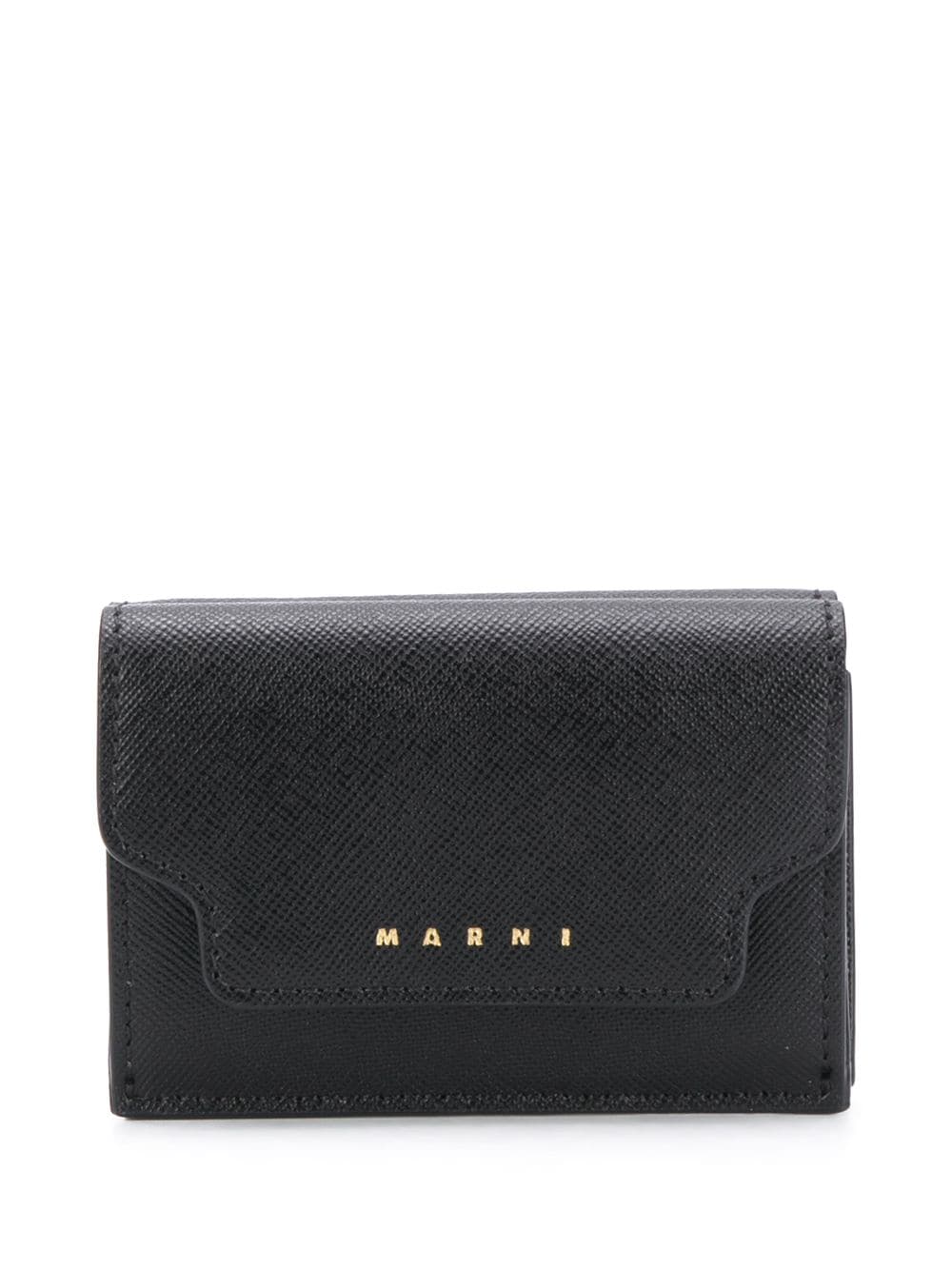 Marni Portemonnaie mit Logo - Schwarz von Marni