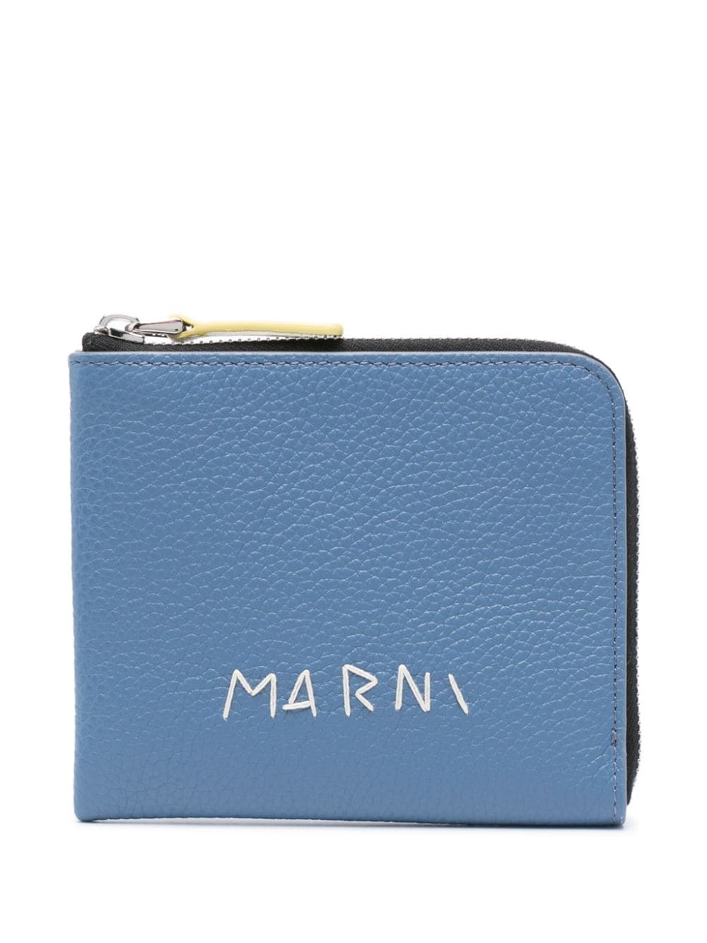 Marni Portemonnaie mit Logo-Stickerei - Blau von Marni