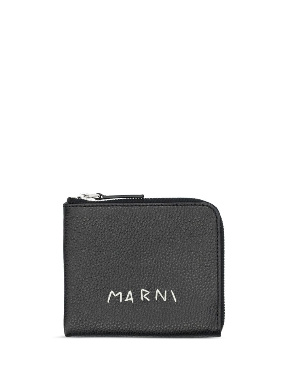 Marni Portemonnaie mit Logo-Stickerei - Schwarz von Marni