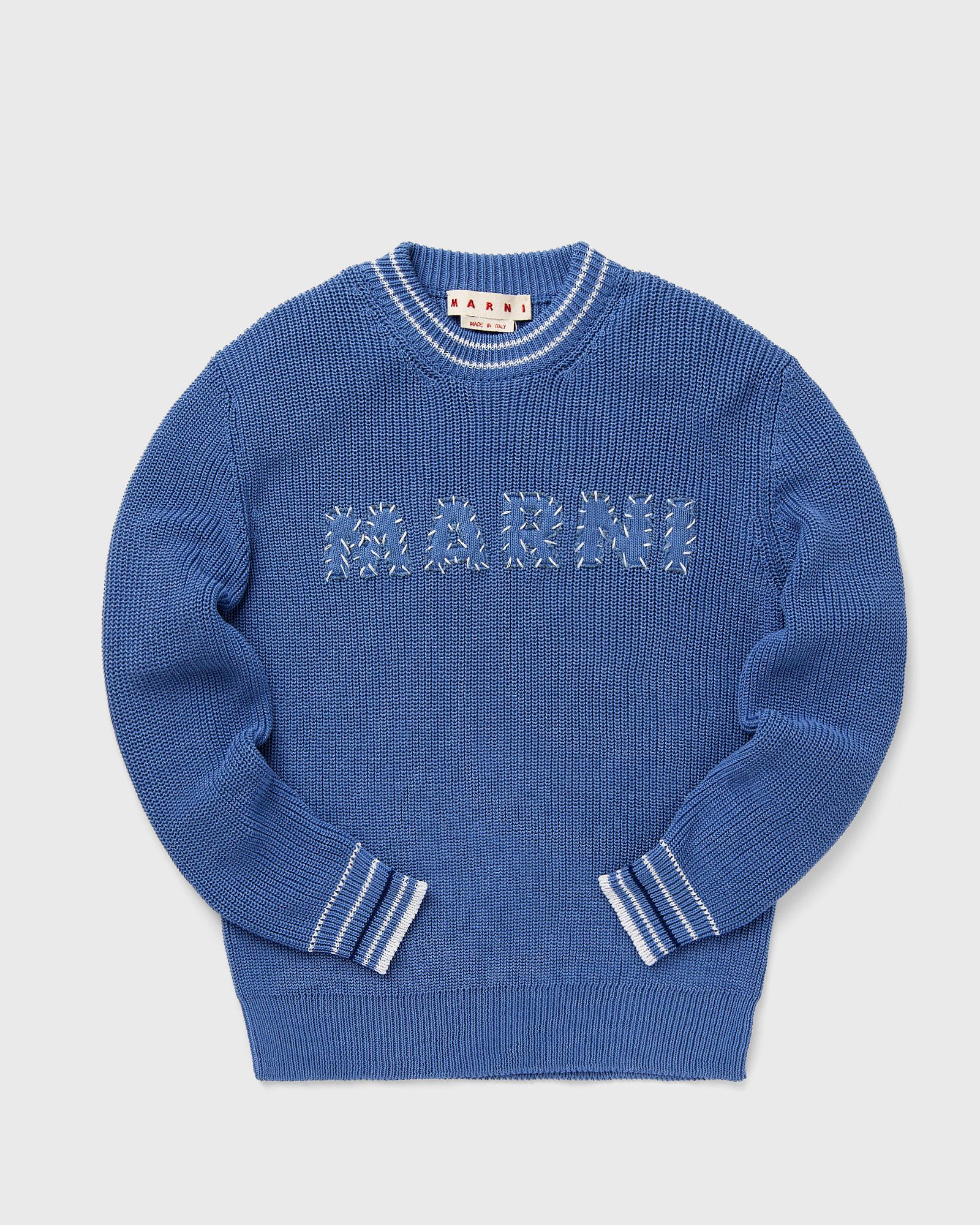 Marni ROUNDNECK SWEATER men Sweatshirts blue in Größe:M von Marni
