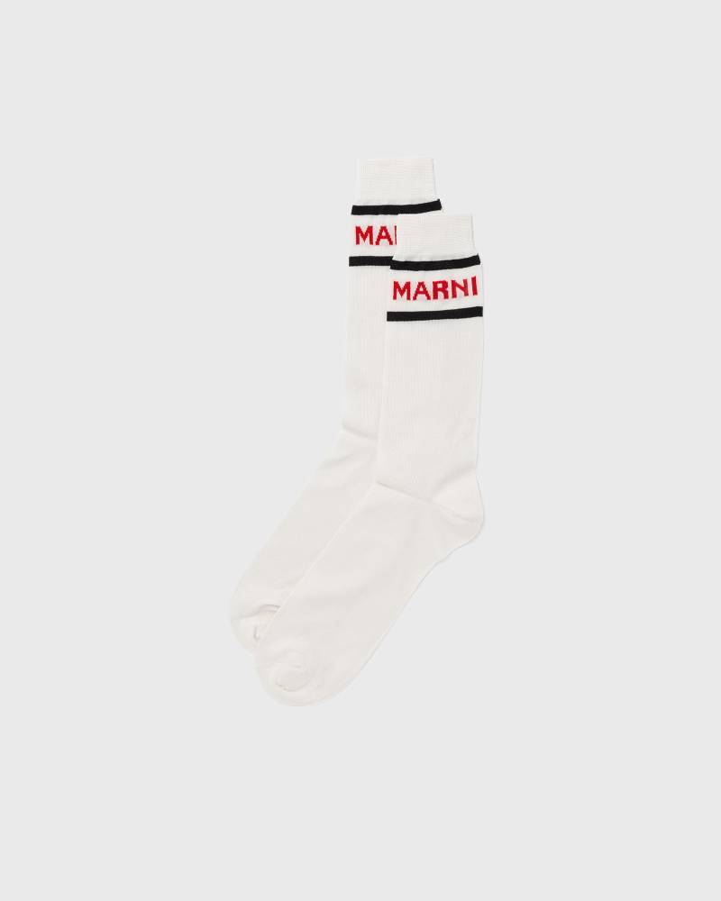 Marni SOCKS men Socks white in Größe:L von Marni